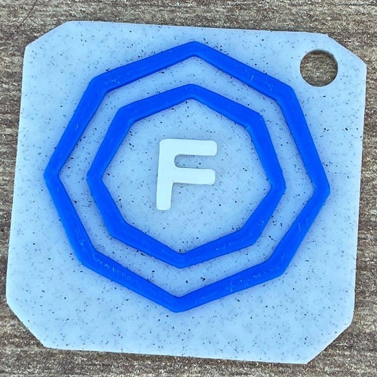 Old School RuneScape Falador teleport tablet keyring