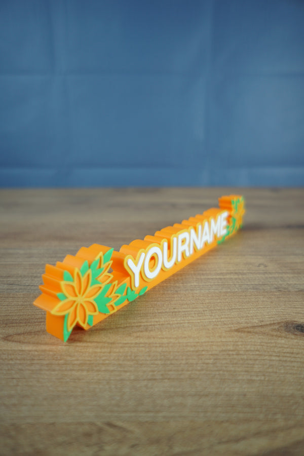 Custom Palia nameplate personalised 3D print