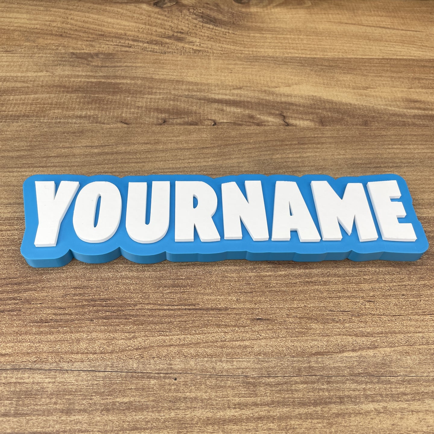 fortnite fan gift personalised name plate