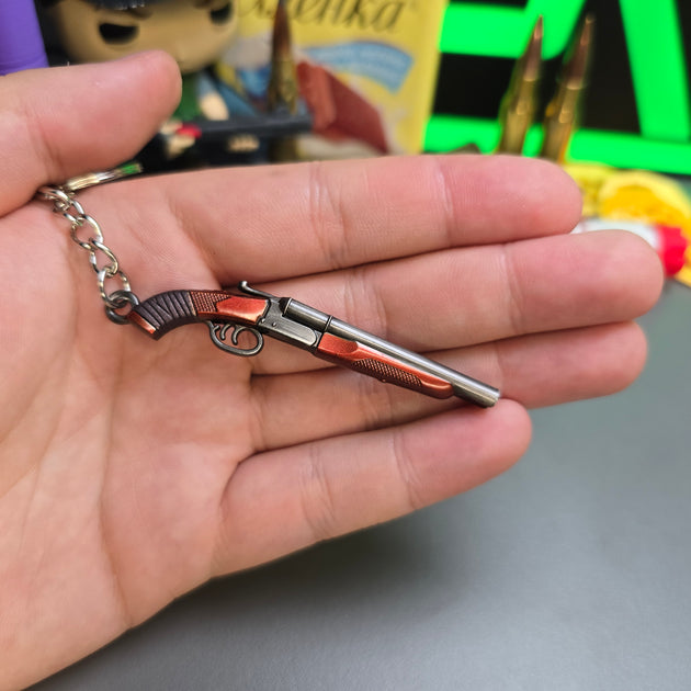 Miniature 12-gauge shotgun replica collectible

