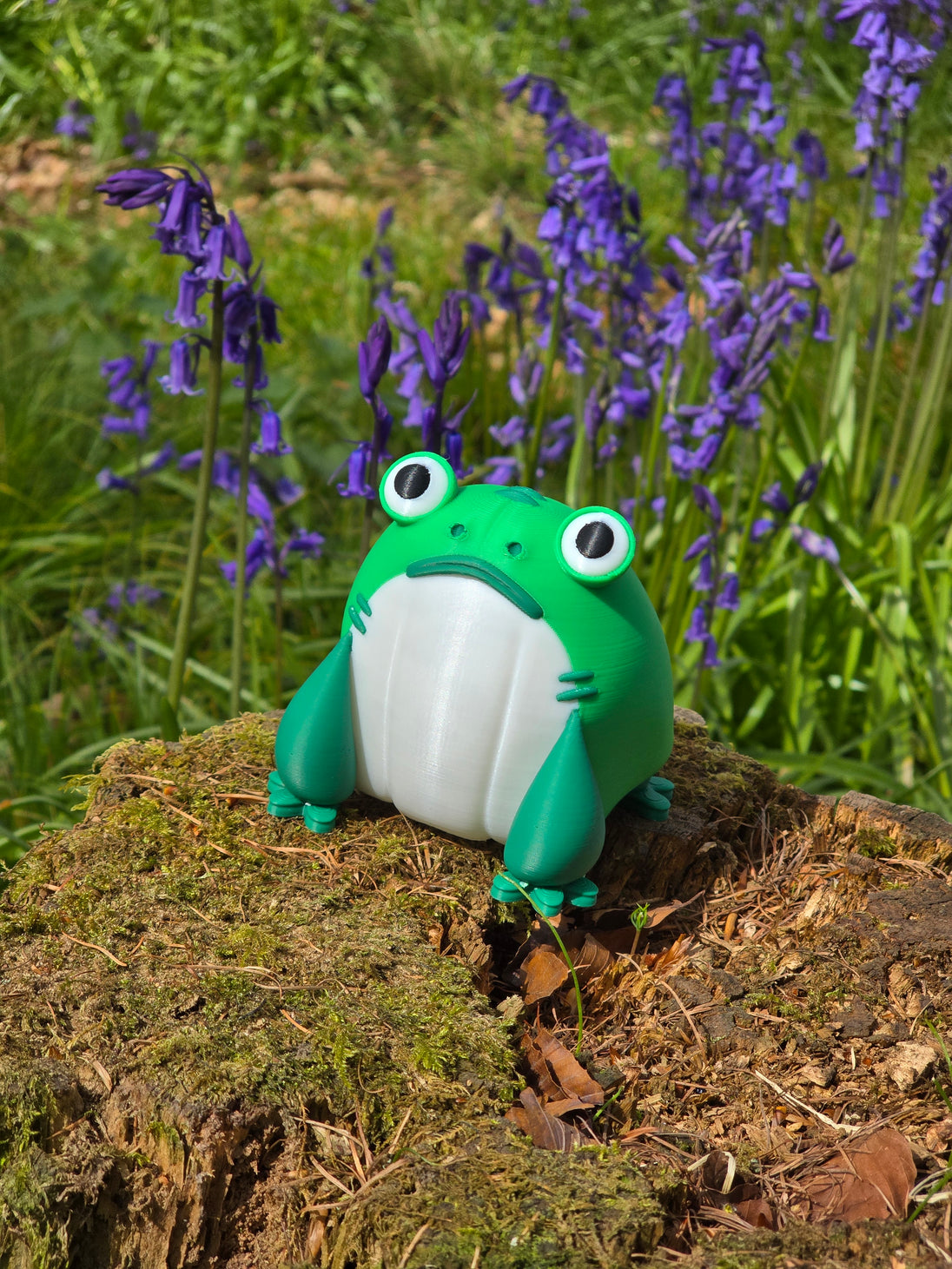 Frogbert plush inspired 3D printed figure from Palia