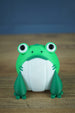 3D printed frog plush style collectible side angle