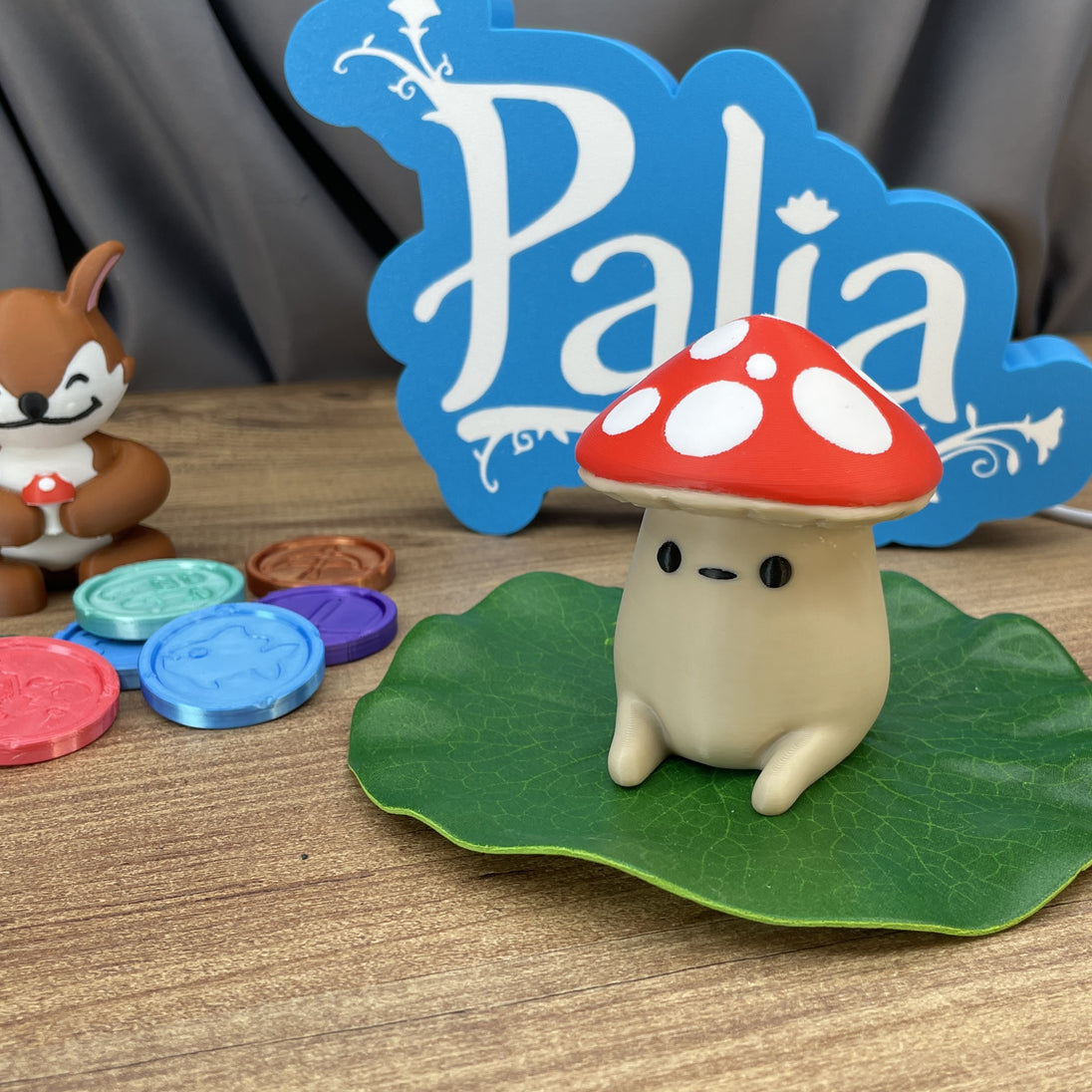 cute mushroom creature collectible Palia inspired