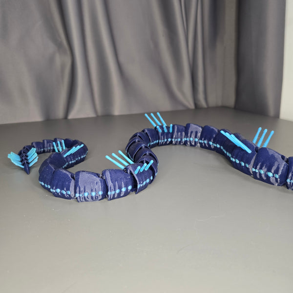 Glow-in-the-Dark Blue Highlights on Gargantuan Leviathan Toy
