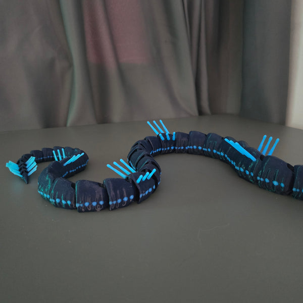 Glow-in-the-Dark Blue Highlights on Gargantuan Leviathan Toy
