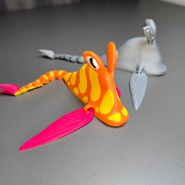 Full Colour And Grey Together Garryfish Articulated Figure – Subnautica Collectible