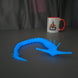 Glow-in-the-Dark Blue Highlights on Ghost Leviathan Toy
