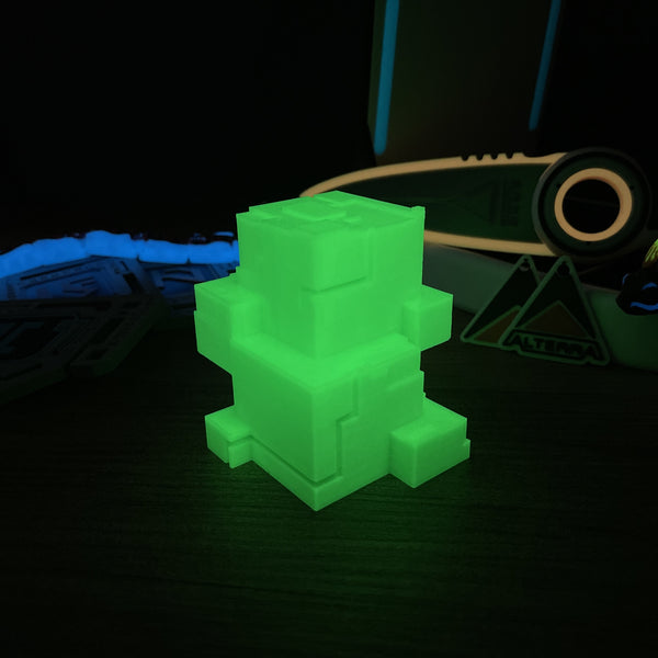Glow-in-the-dark Subnautica Ion Cube collectible