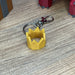 Gold RuneScape party hat collectible keychain