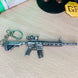 HK 416A5 Assault Rifle Keychain Replica on Backpack