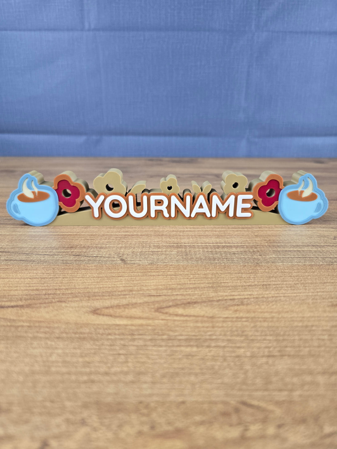 Cozy Housewarming Hero Palia nameplate for gaming setup