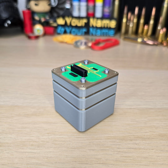 Size comparison of 4x4cm Iridium Thermal Vision Module Replica
