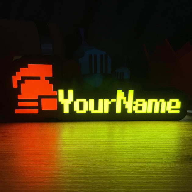  Close-Up of Glow RuneScape Nameplate