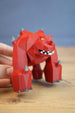 red monster inspired by Jad from RuneScape game