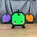 Stardew Valley Junimo LED light box green color on desk