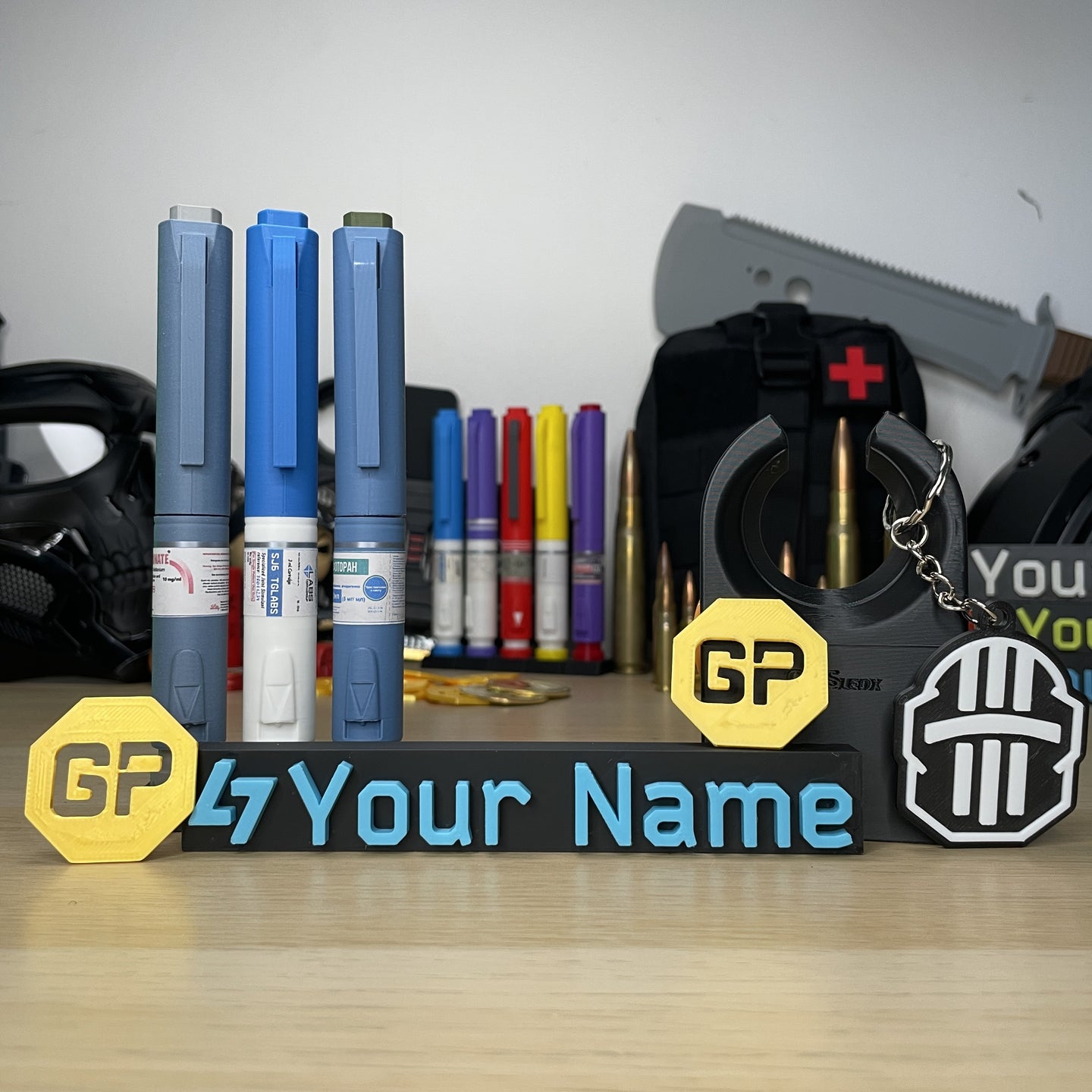 Custom Nameplate – Escape From Tarkov Font Style
