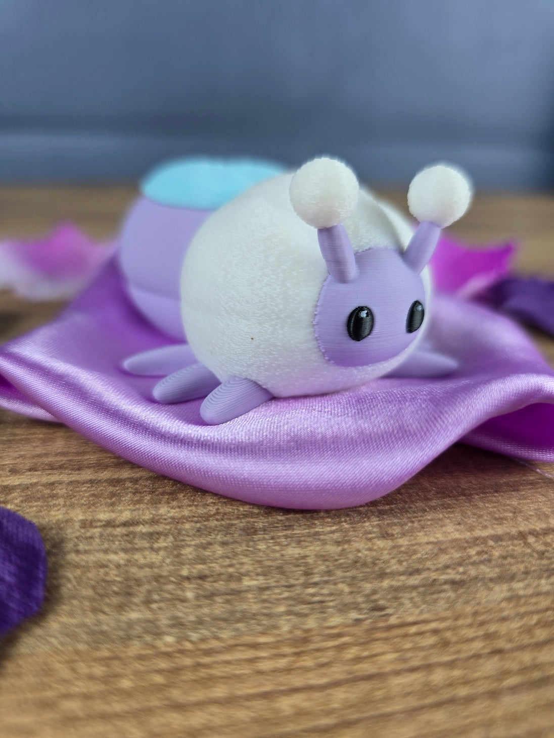 Lunar Fairy Moth inspired figure from Palia game fluffy texture