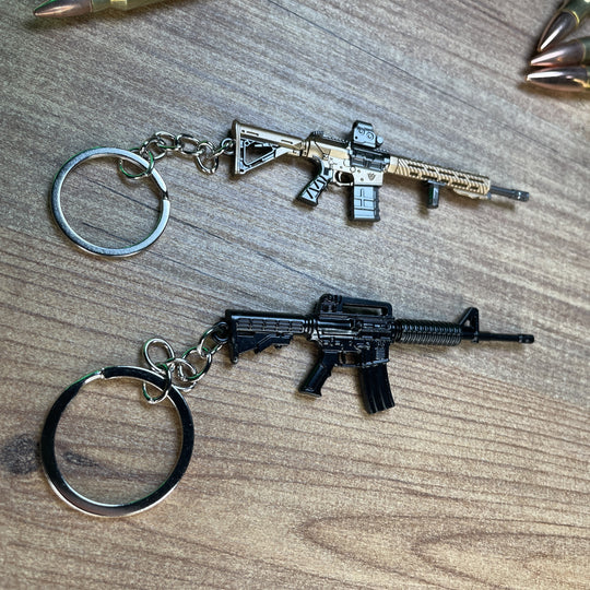 M4A1 base and modded gun keychains