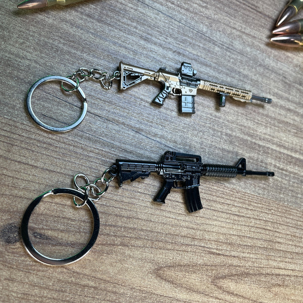 M4A1 base and modded gun keychains