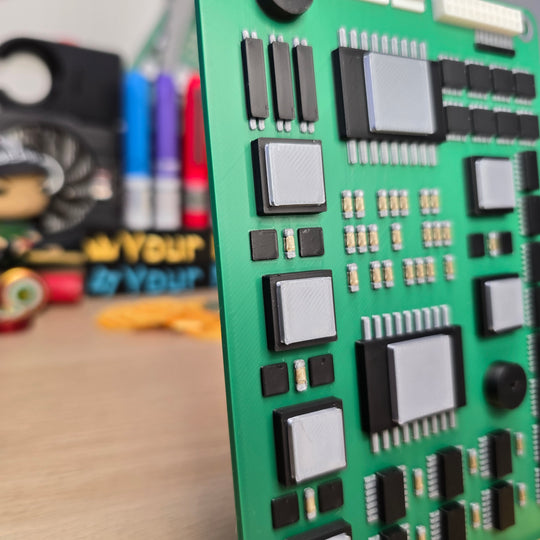 Military Circuit Board Replica on Display – Inspired by Escape From Tarkov
