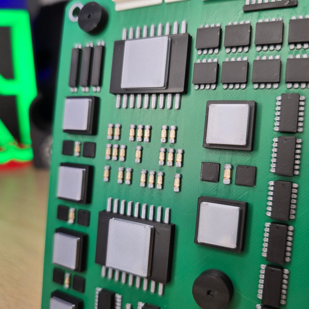 Side view of Military Circuit Board Replica – Tarkov-Inspired Prop
