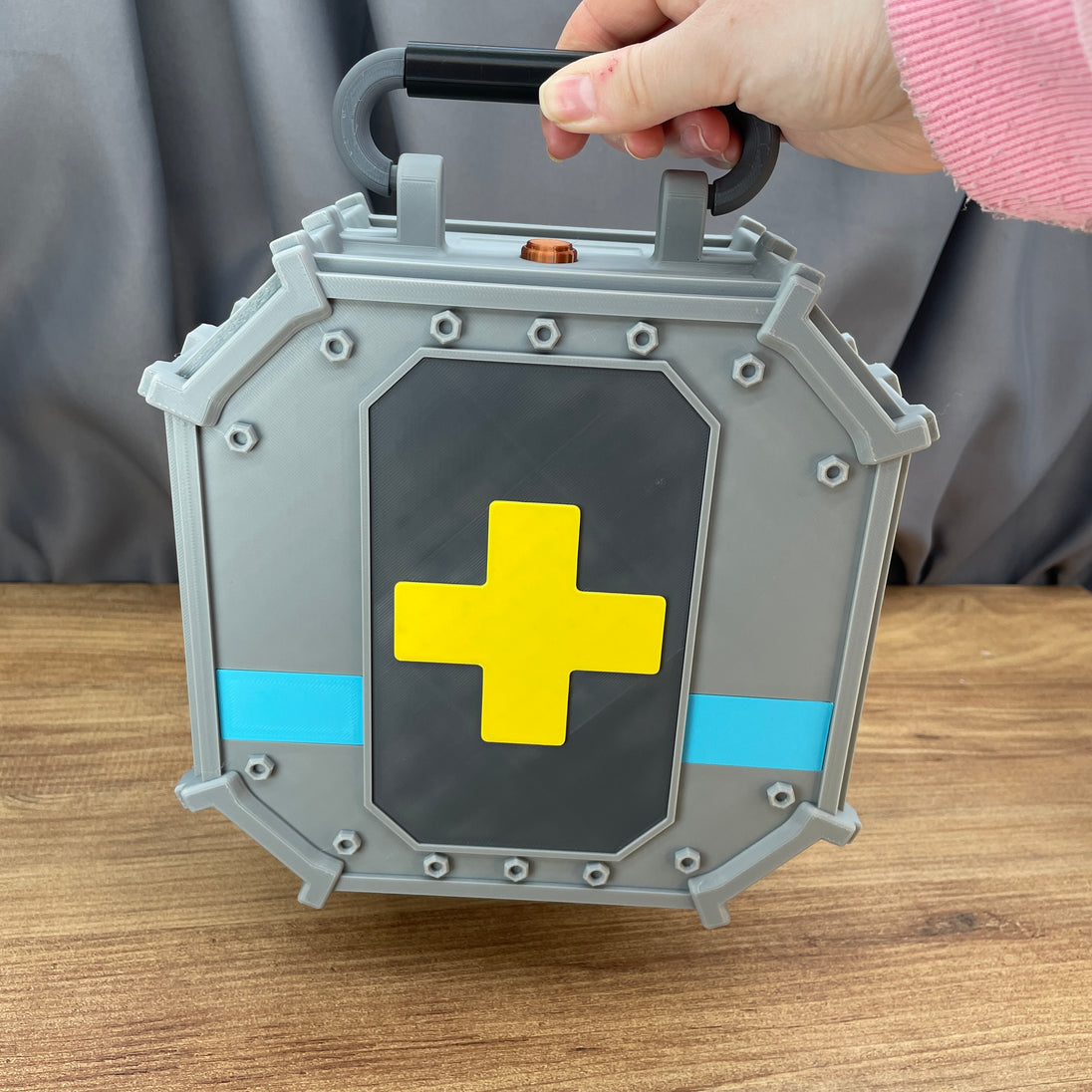 storage box with handle and latch