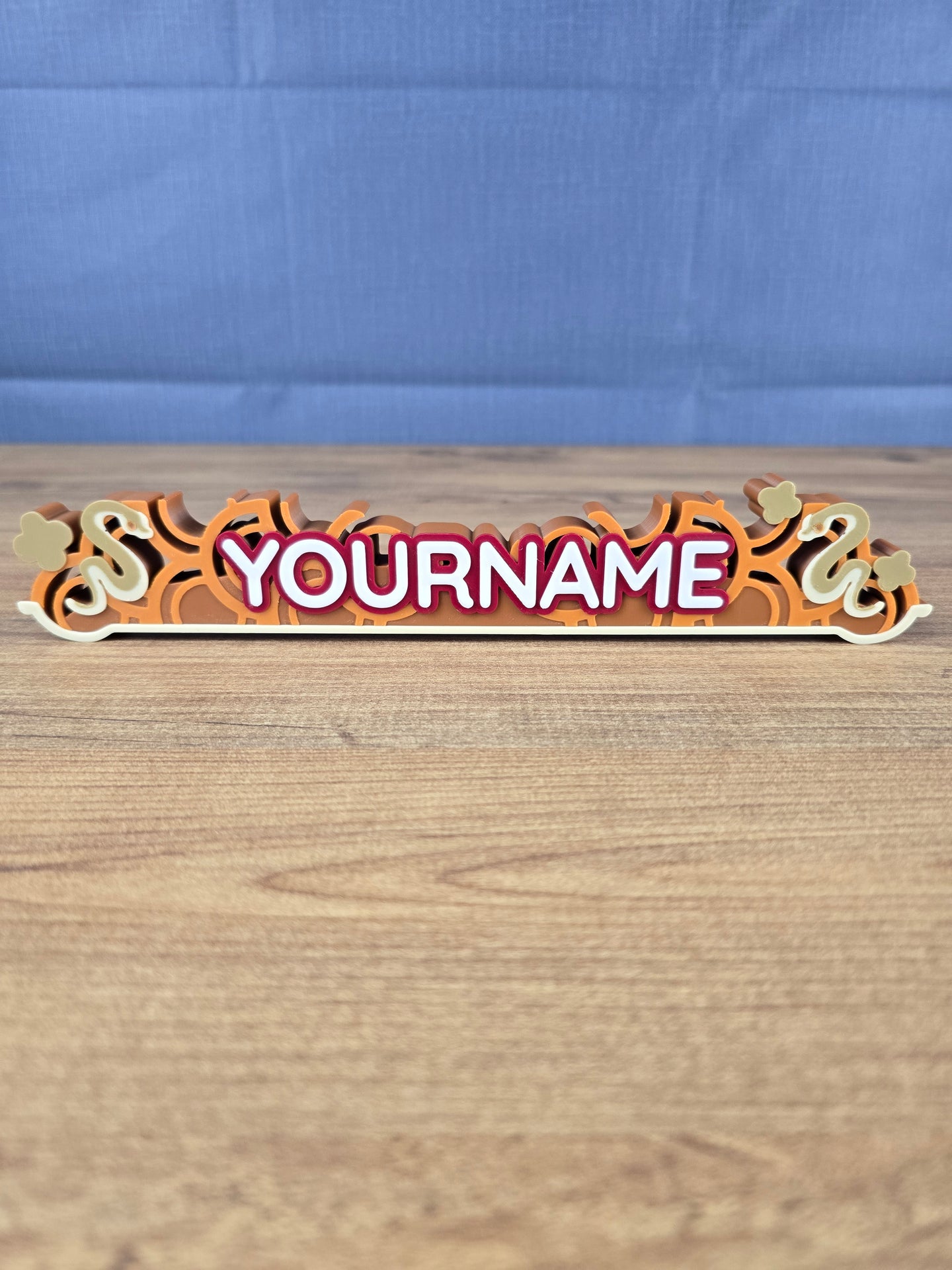 Naga’s Blessing elegant fantasy nameplate Palia inspired
