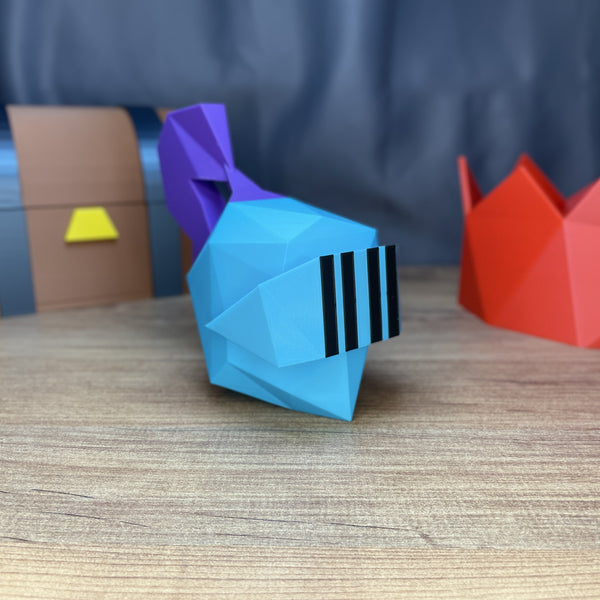 OSRS Full Helm collectible in 15cm