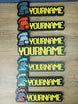 RuneScape Ironman nameplate red grey silver colour variants
