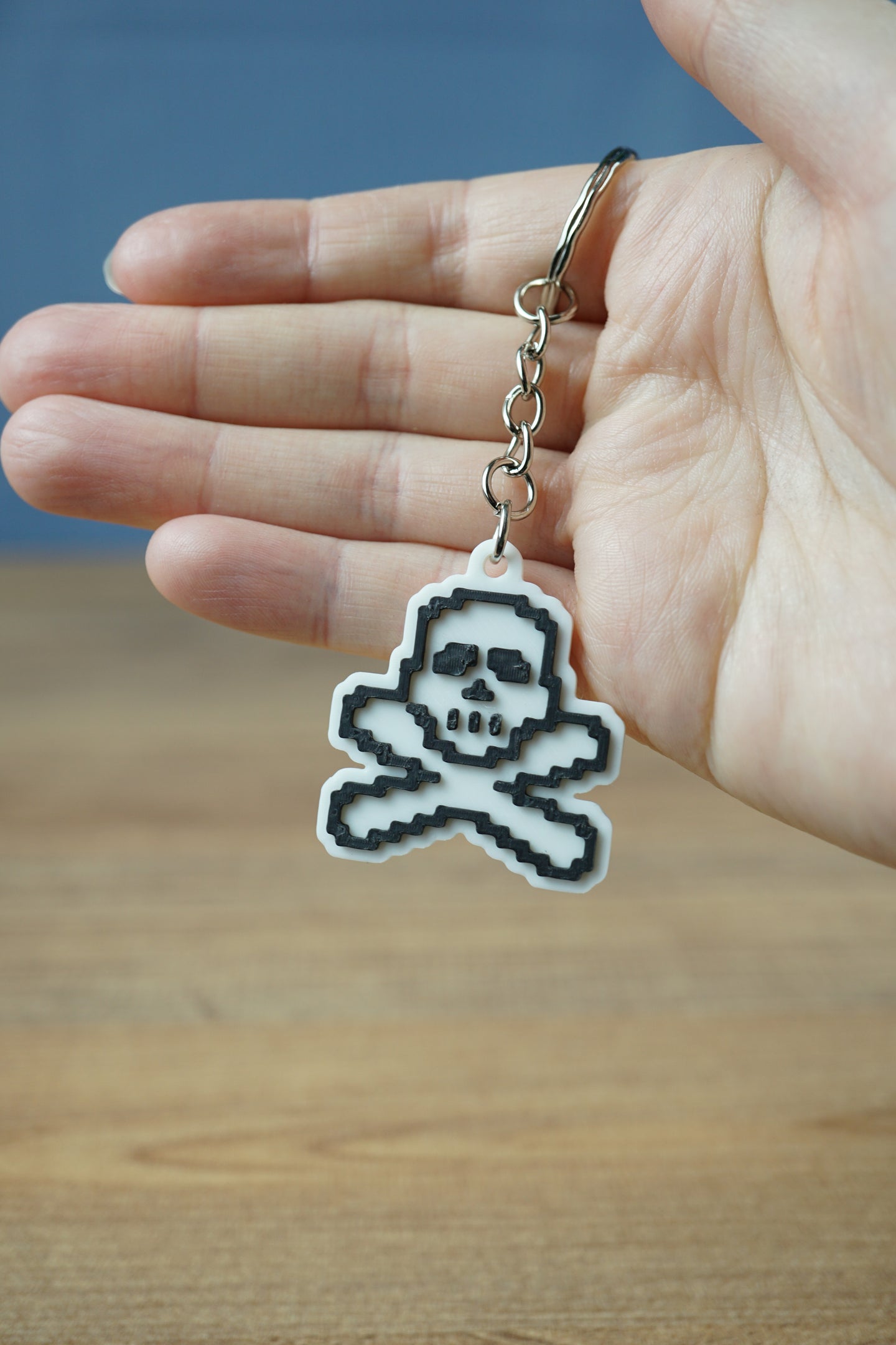 OSRS PK Skull keyring collectible 3D printed gaming accessory
