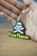 OSRS PK Skull keyring personalized gamer tag wilderness PvP collectible