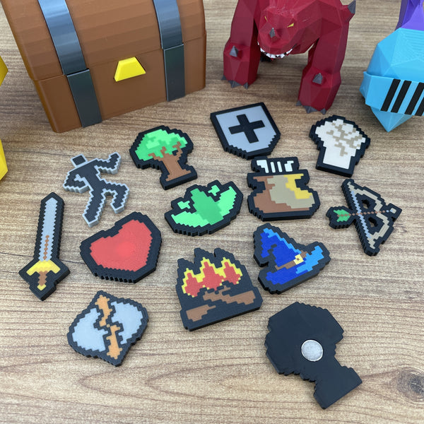 OSRS skill magnets 3D printed