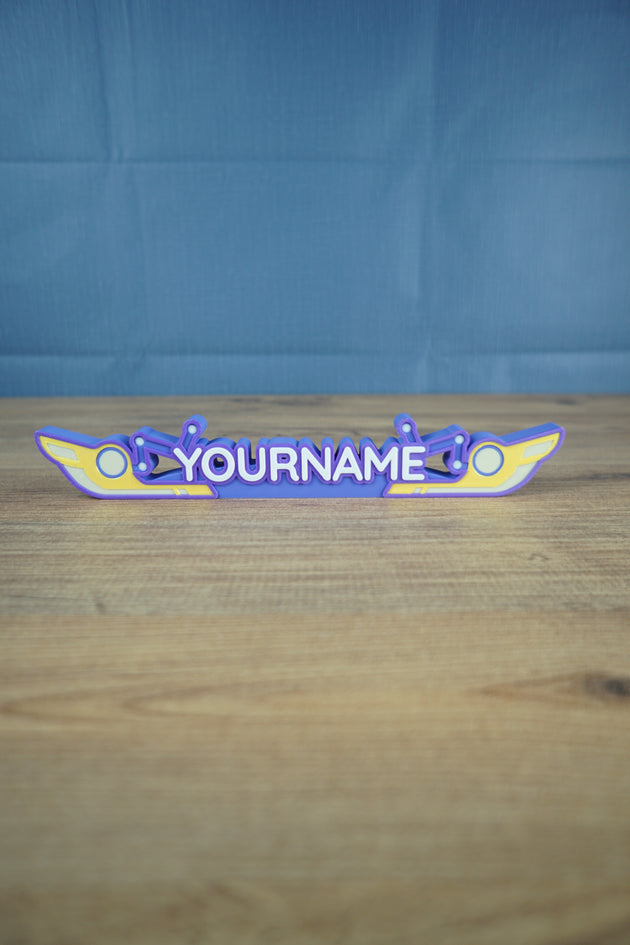 Ancient Empire custom 3D printed nameplate inspired by Palia with fantasy design
