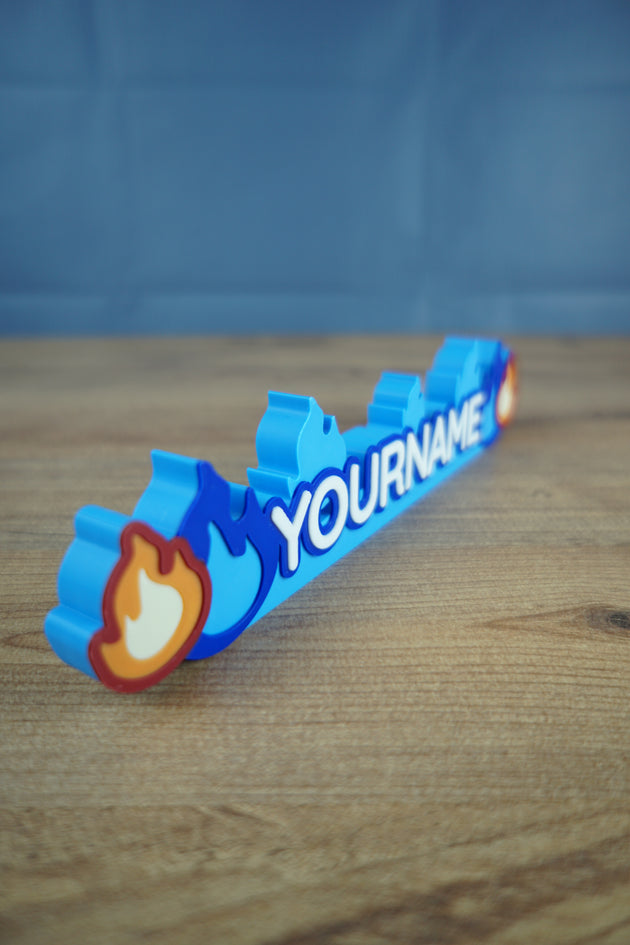 Blazing Builder nameplate in Palia unlocked through crafting achievements