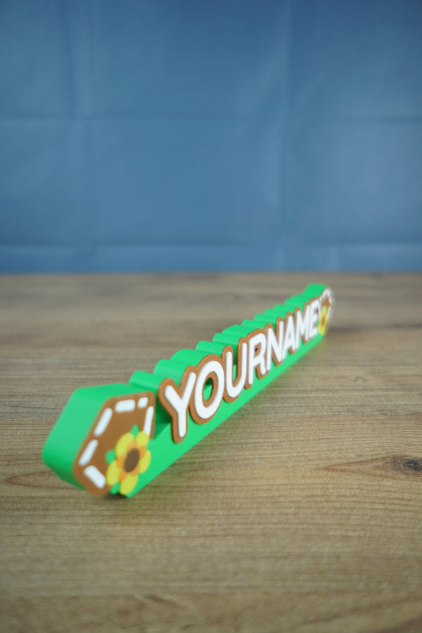 3D printed Palia gamer tag sign personalised