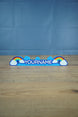 3D printed Construction Cutie nameplate inspired by Palia with rainbow and clouds