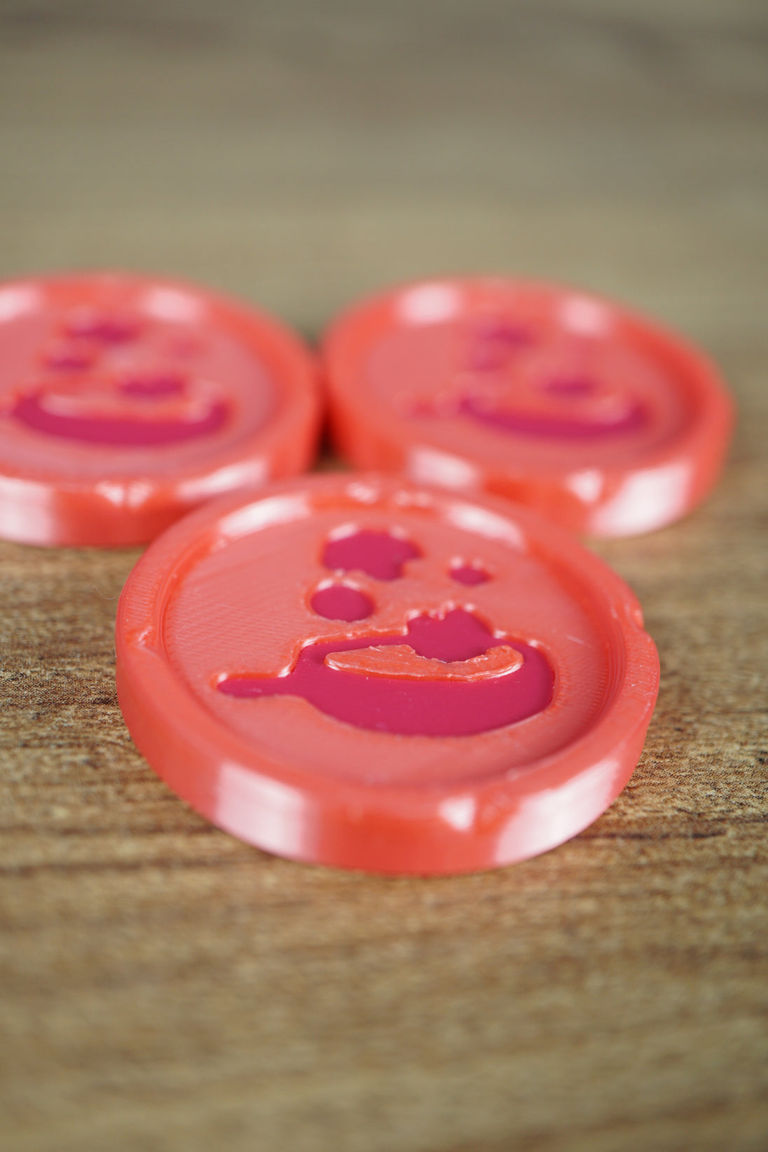 3D printed Palia cooking medal keychain with silk PLA finish gaming gift