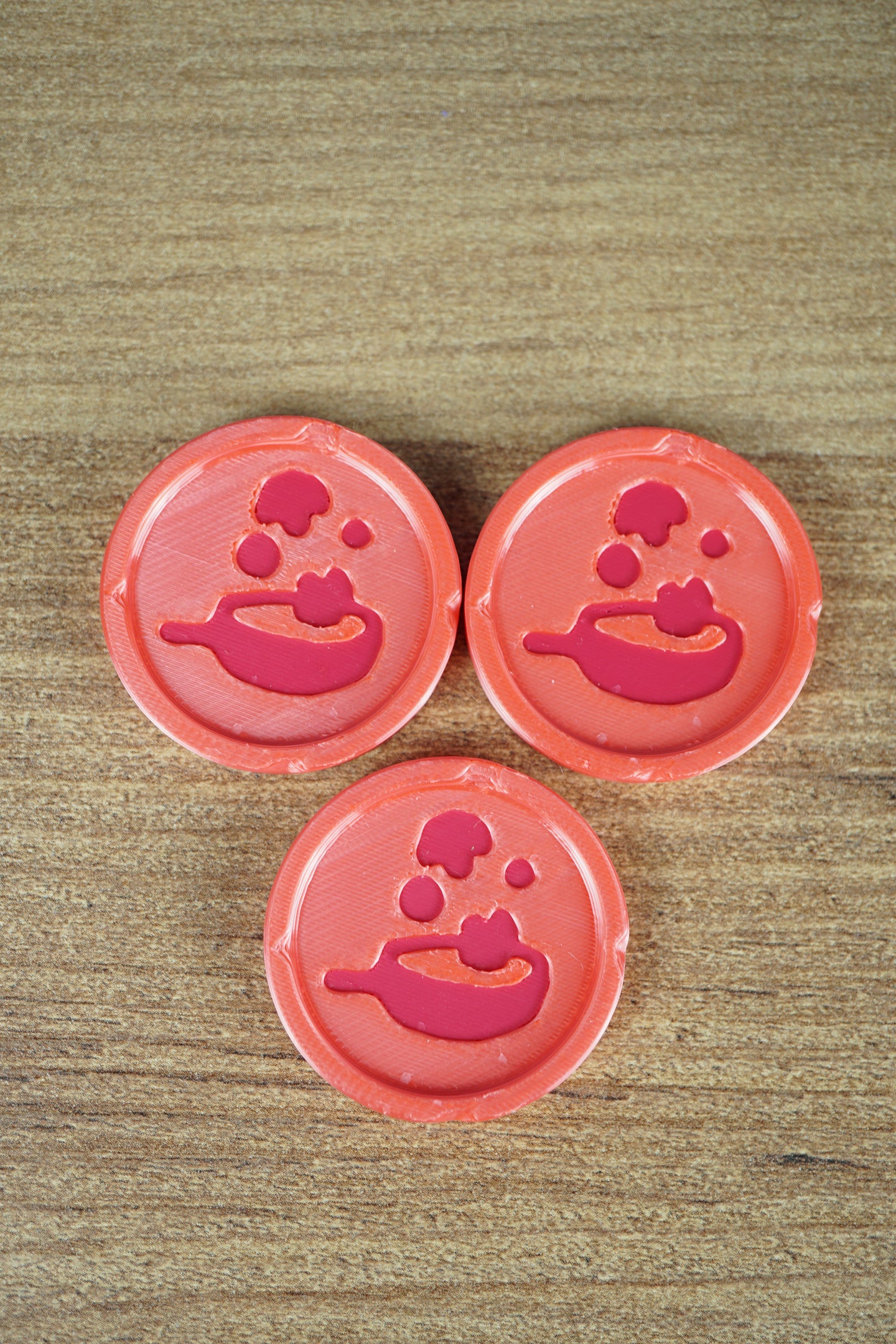 Palia Cooking Skill Medal keyring and coin 3D printed collectible gamer accessory