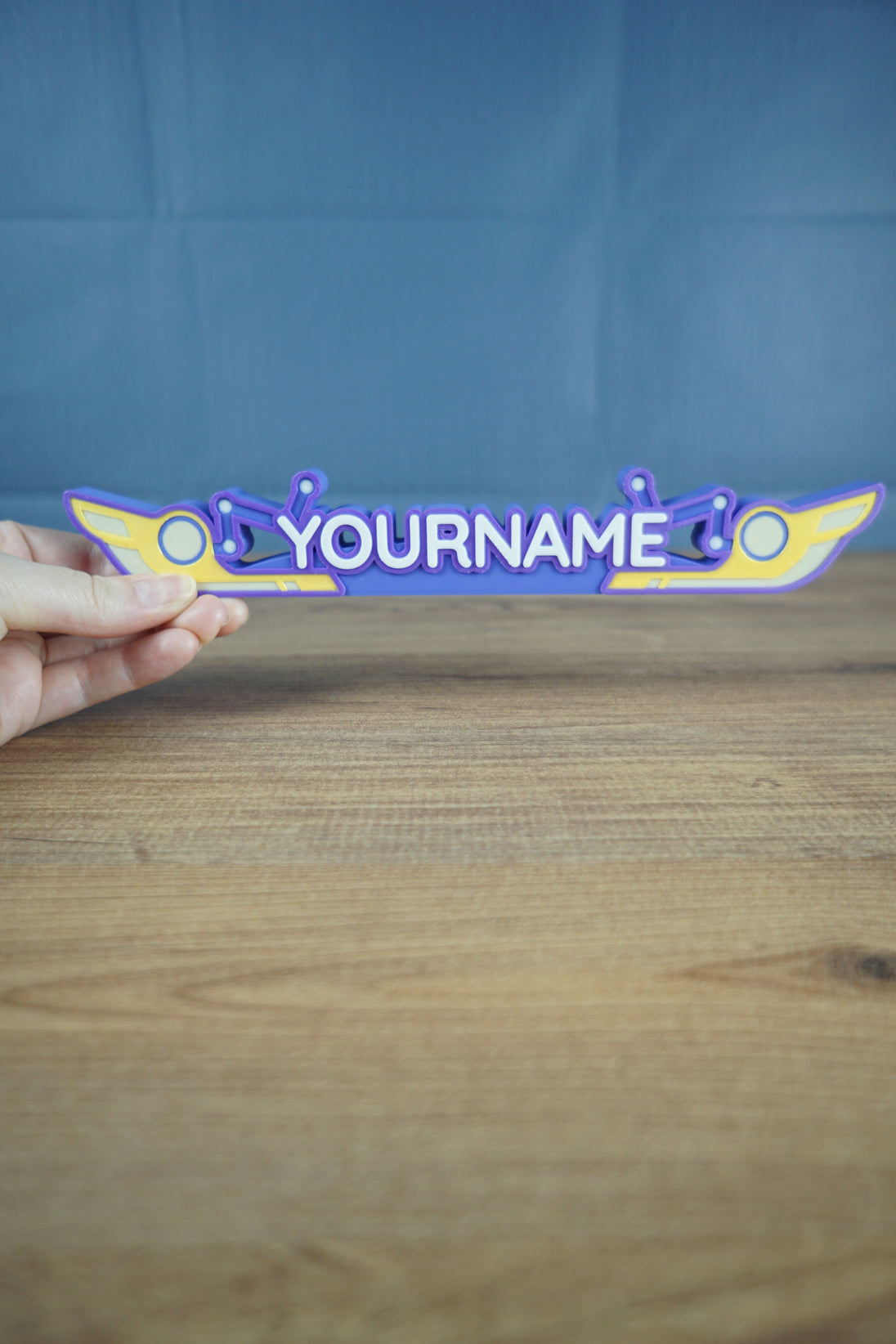 Palia inspired Ancient Empire nameplate fantasy style custom display