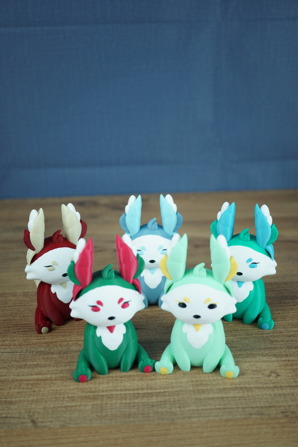 Palia Flutterfox plush collection seasonal variants display