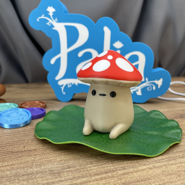 3D printed Fun Guy figurine from Palia game