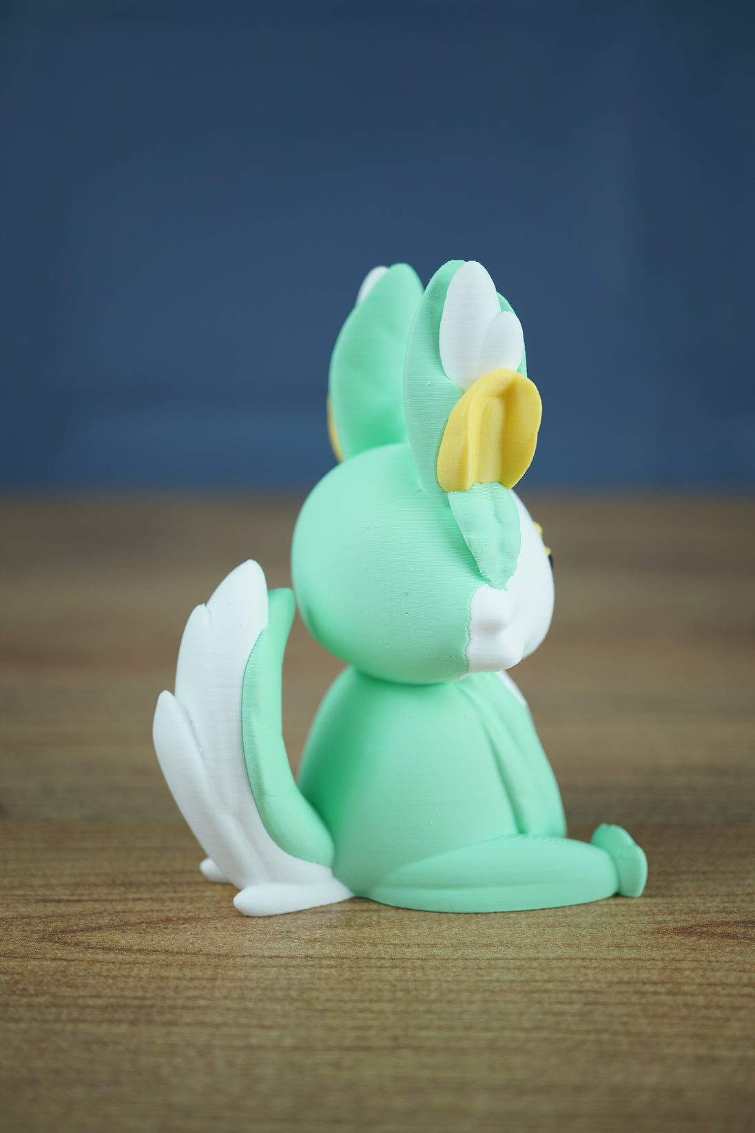 Green Flutterfox plush inspired by Palia nature aesthetic