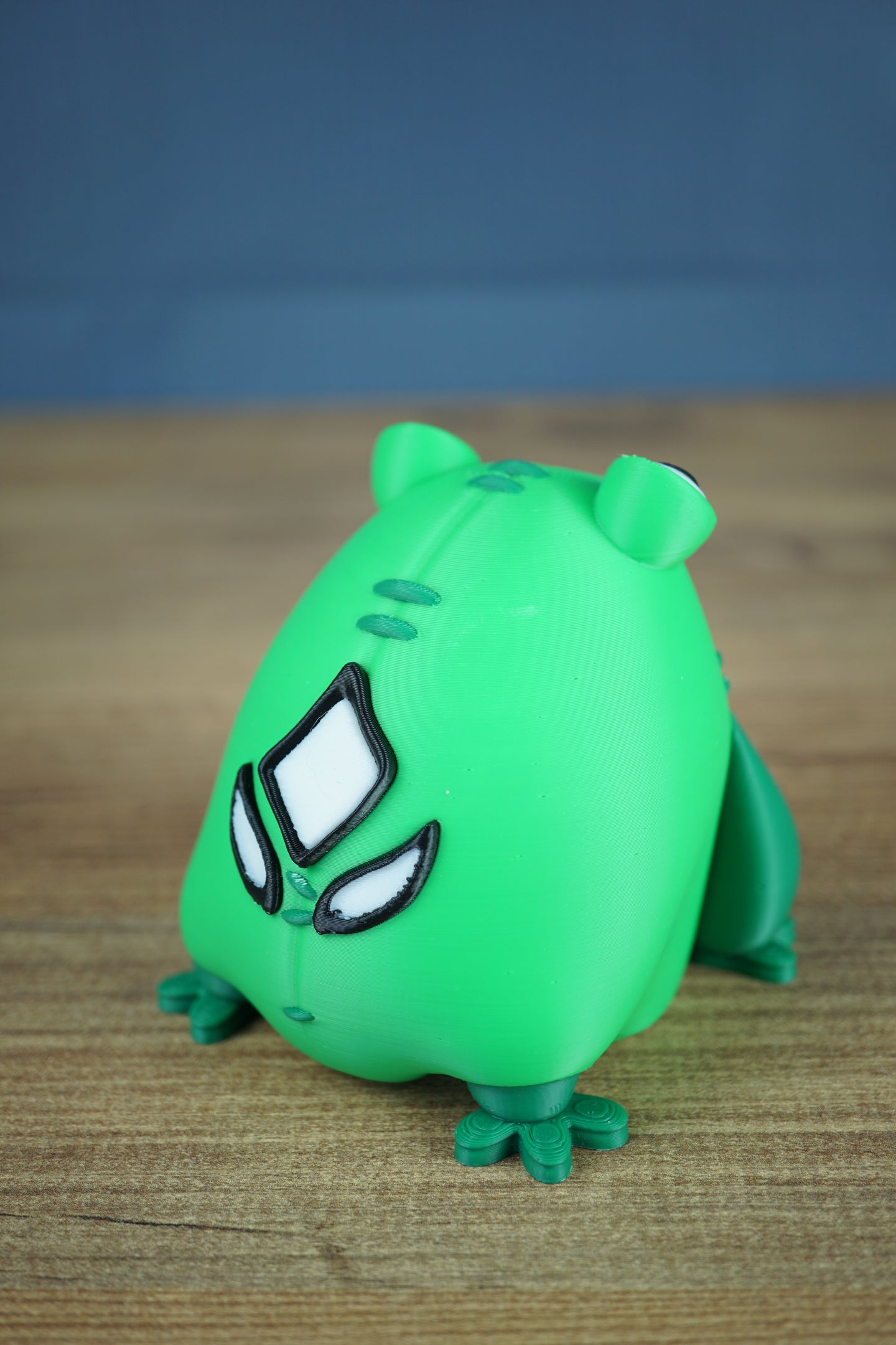 Handmade frogbert figurine shelf decoration