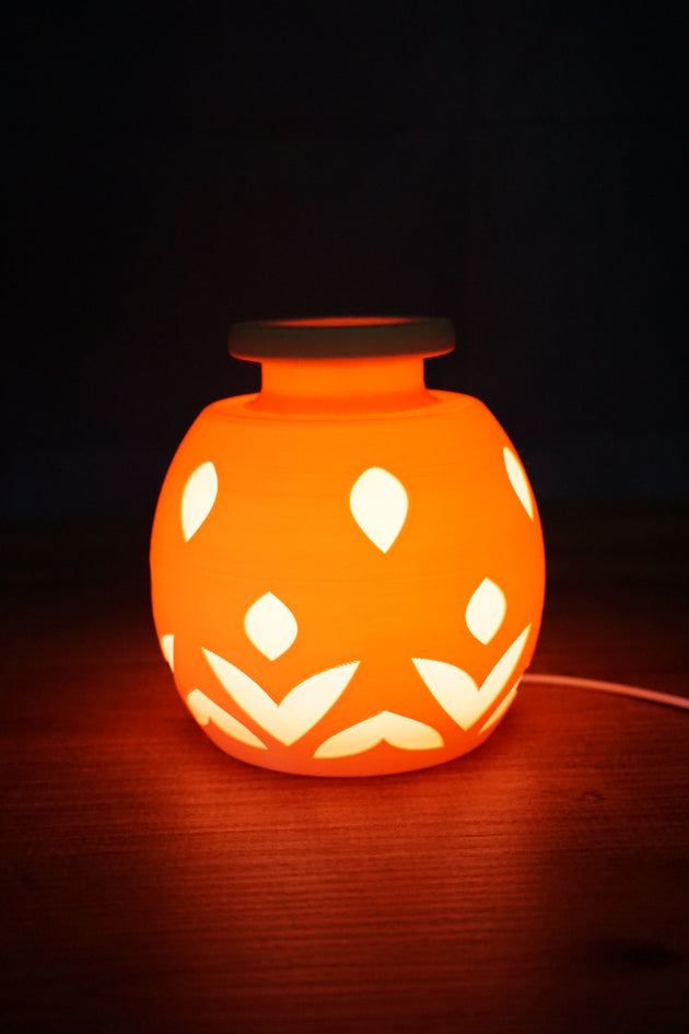 Cozy Palia inspired homestead lamp with color changing LED