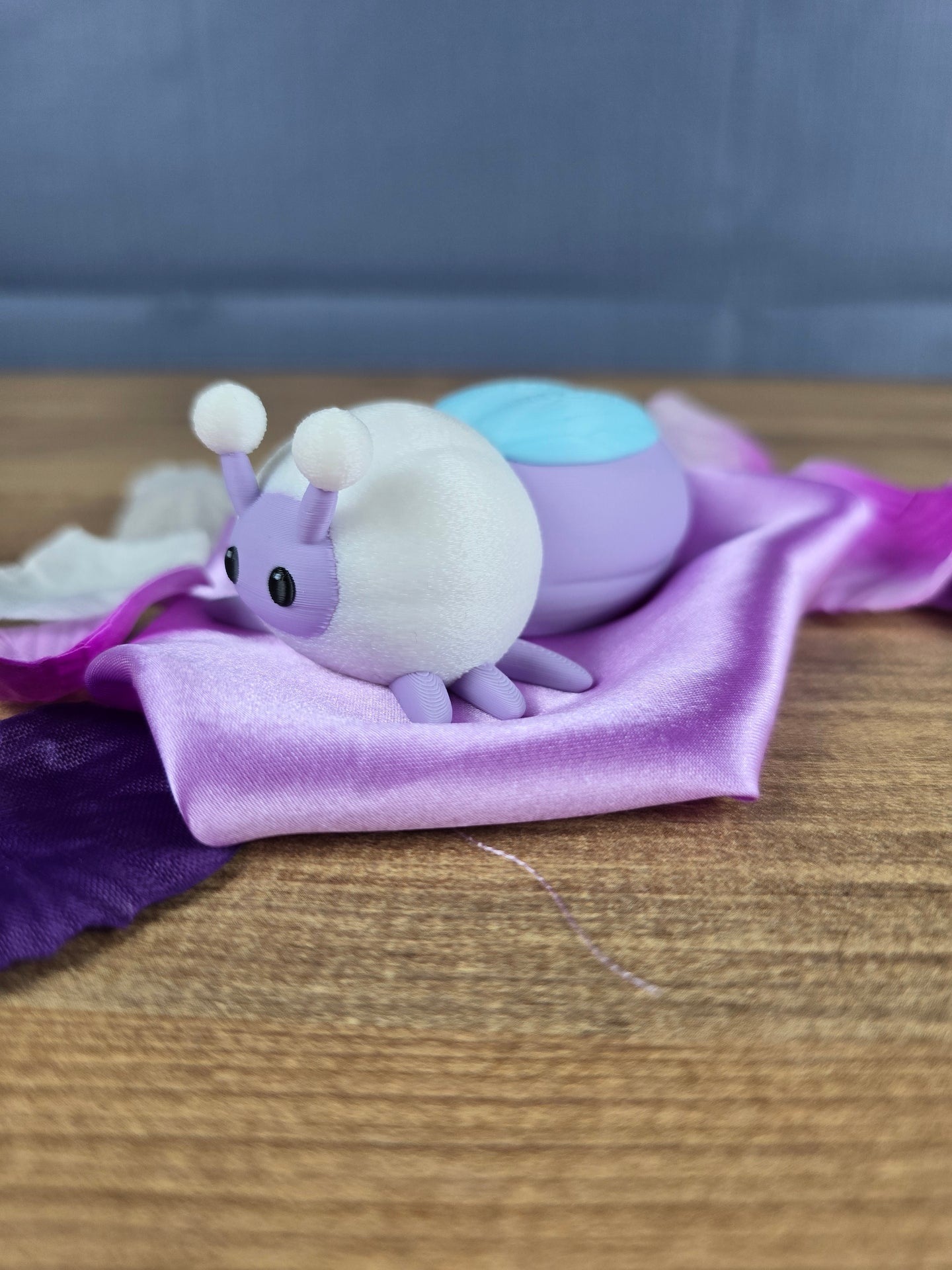 Cute pastel luna moth collectible 8cm display figure