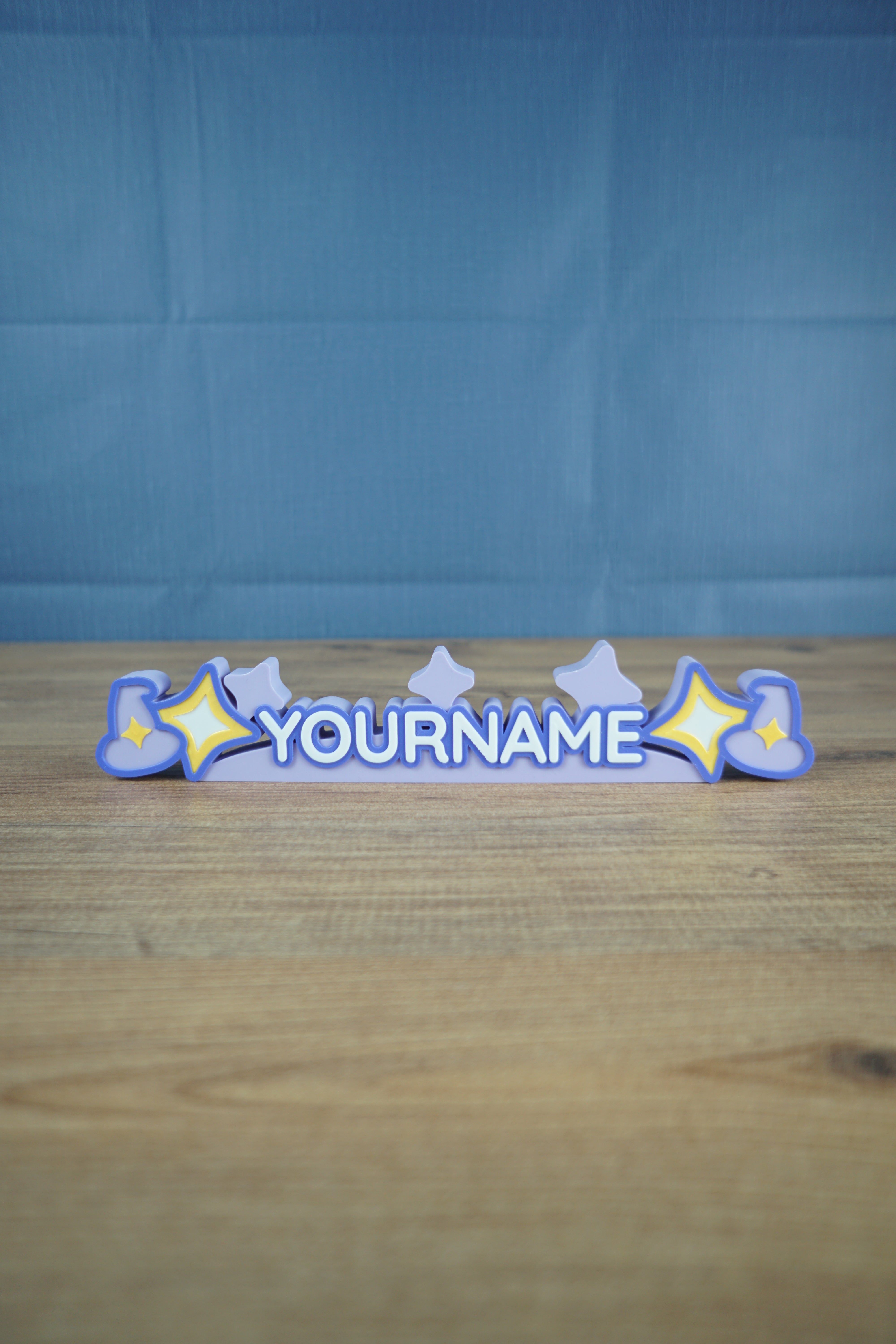 3D printed Magical Manor nameplate inspired by Palia with custom name design