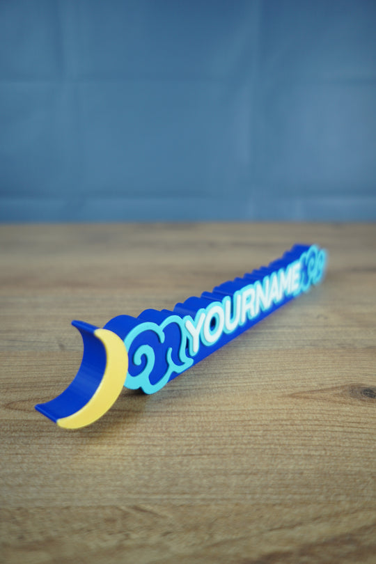 Palia Maji Market nameplate personalized gaming desk decor