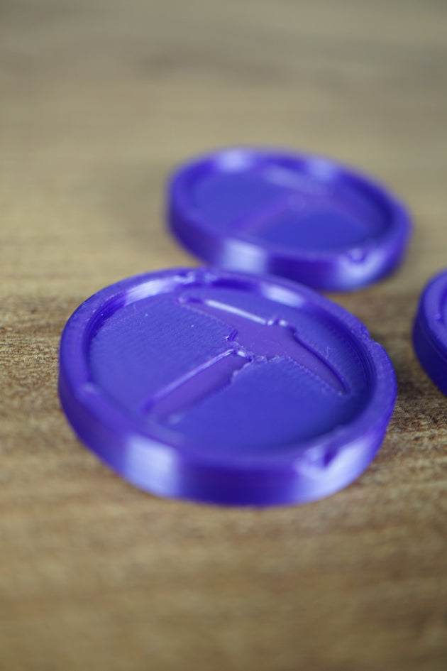 3D printed Palia mining medal keychain with silk PLA finish gaming gift