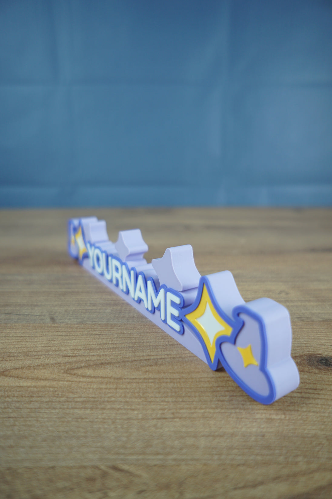 Custom Palia inspired nameplate Magical Manor design in pastel colors