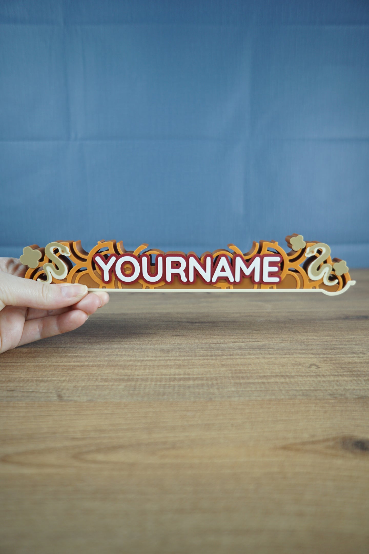 Palia nameplate Naga’s Blessing detailed 3D printed version